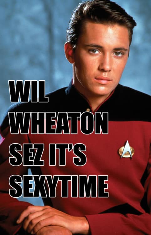 This meme is a photo of William Shatner, the actor who played Captain James T. Kirk in the Star Trek franchise, with a serious expression. The text overlayed on the image reads "In 2-3 sentences, describe this meme for someone who cannot see it: 'I'm here to talk to you about your lack of underwear on that bed over there.'"